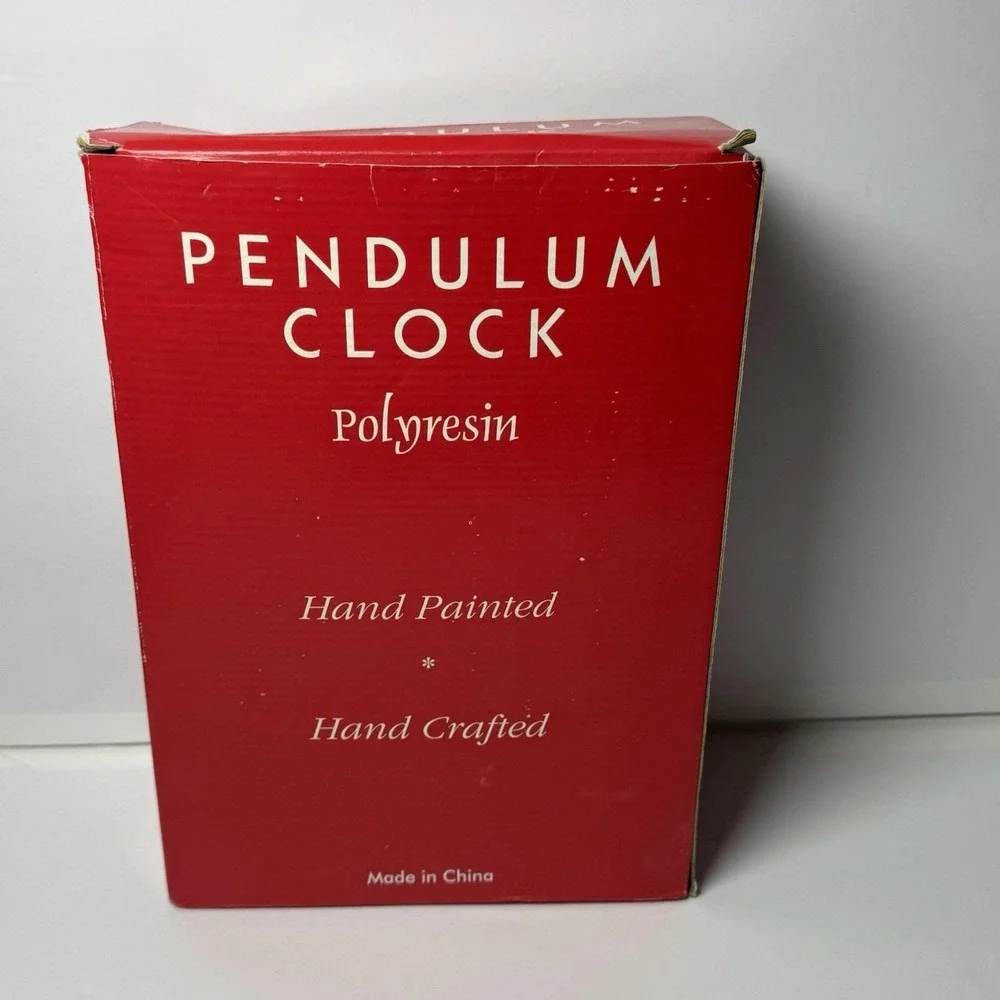 Dolphin Pendulum Clock Polyresin Premier Collection‎ Quartz Table Clock